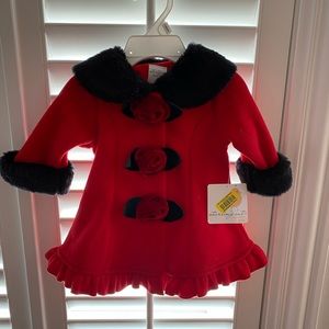 3 month winter baby dress coat